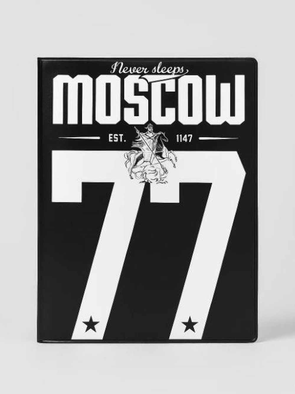 Обложка для паспорта "Москва 77", плотность 600 мкм