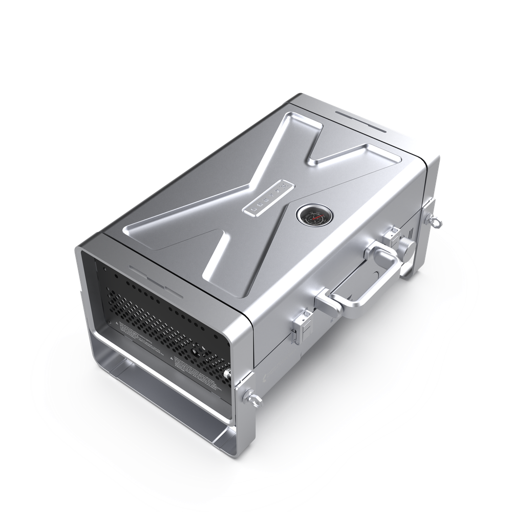 Газовый гриль портативный Karbo Grill X1 Natural Grey
