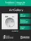 Розетка с USB A+C с заземлением и защитными шторками Systeme Electric ArtGallery Белый GAL000132