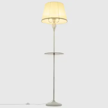 Торшер со столиком 3*Е14 CL402923T белый с золотом Вена Citilux
