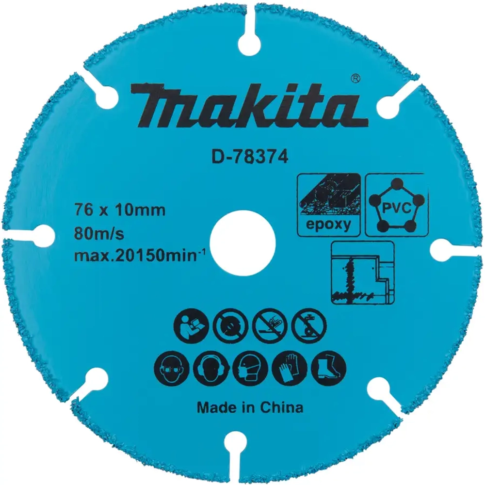 Отрезной диск универсальный 76x10 мм Makita D-78374