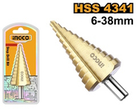 Ступенчатое сверло 6-38мм SUPER INGCO AKSDS63803 INDUSTRIAL