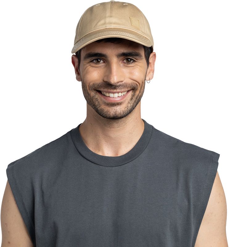 Кепка Buff Essential Baseball Cap Solid Sand Фото 3