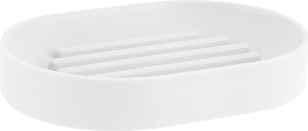 Мыльница открытая KEEPLEX коллекция Light, soft-touch, БЕЛОЕ ОБЛАКО 120*83*20 мм,