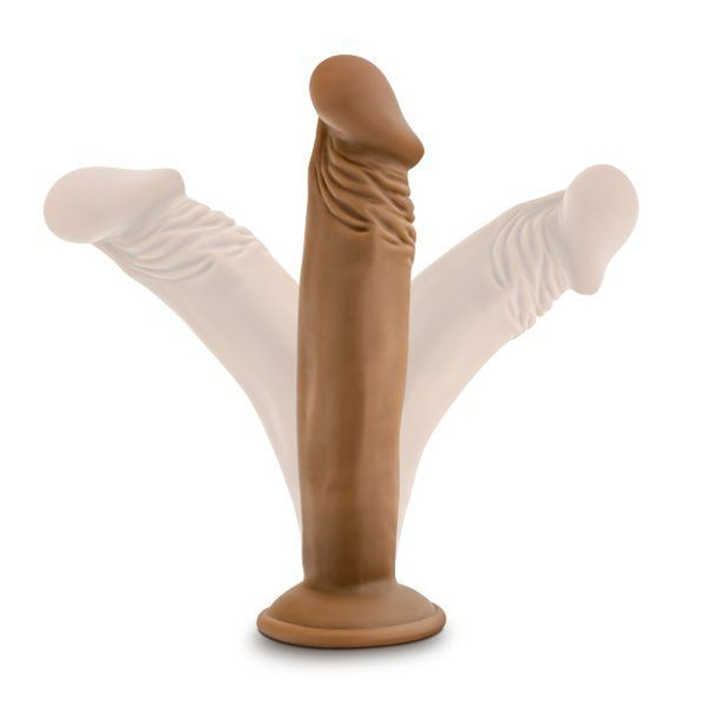 Карамельный фаллоимитатор Dr. Small 6 Inch Dildo - 16,5 см. (Цвет: карамель (темно-бежевый))