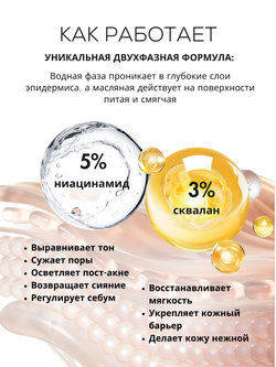СЫВОРОТКА ДЛЯ СИЯНИЯ И ВЫРАВНИВАНИЯ ТОНА КОЖИ