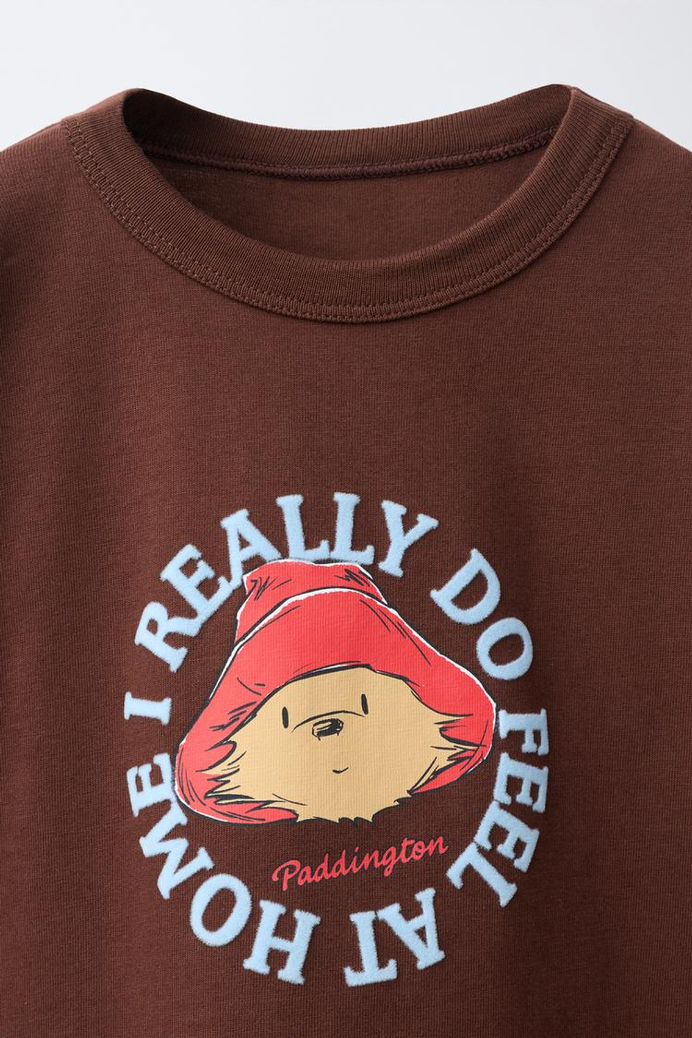 ZARA ФУТБОЛКА С ПРИНТОМ PADDINGTON™, КОРИЧНЕВЫЙ