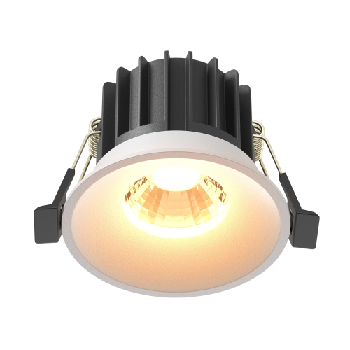 Встраиваемый светодиодный светильник Maytoni Round DL058-12W2.7K-W