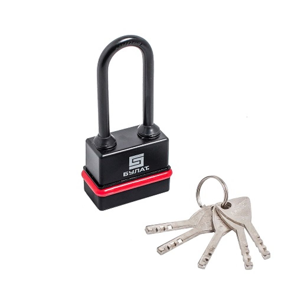 Замок навесной всепогодный БУЛАТ ВС 3-Н55-01 ПЛ 5кл d8mm