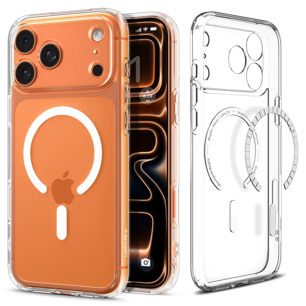 Чехол Spigen Ultra Hybrid Magsafe для iPhone 17 Pro Max прозрачный
