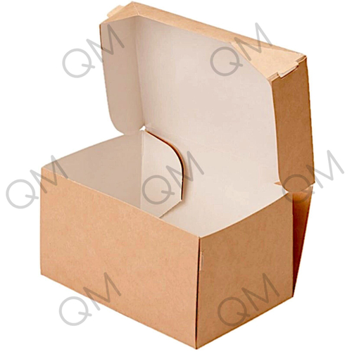 Упаковка ECO CAKE 1200 для десертов 250 шт, 5 упак. 50 шт р-р 150x100x85 мм крафт, 250шт