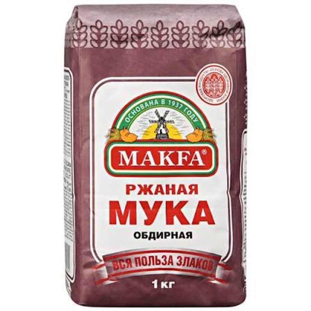 Мука Макфа ржаная 1кг