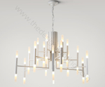 Pendant design lamp  THE LIGHT by Alma 60 lampshades (White)