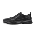 NSANG Work Boots Men"s Low top Black/Brown