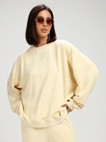 Костюм oversize в стиле спорт шик, 713.9059.91.01, цвет топленое молоко
