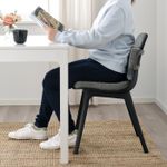 Подушка на стул IKEA AKERVINDEFLY (ОКЕРВИНДЕФЛУ), Серый, 32х14,5х6,5 см