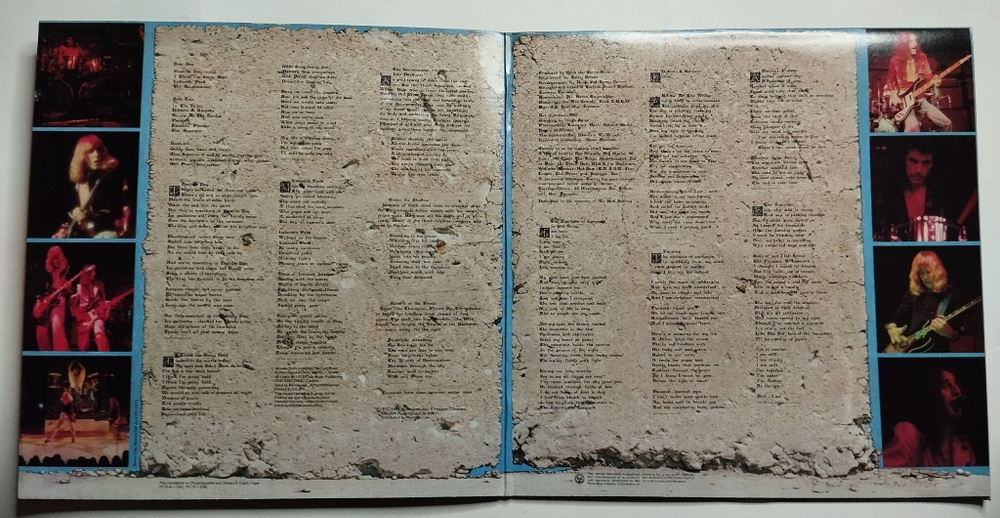 Винтажная виниловая пластинка LP Rush Caress Of Steel (USA 1975)
