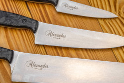 Комплект из трех ножей Alexander N690 Carbon (S, M , L)
