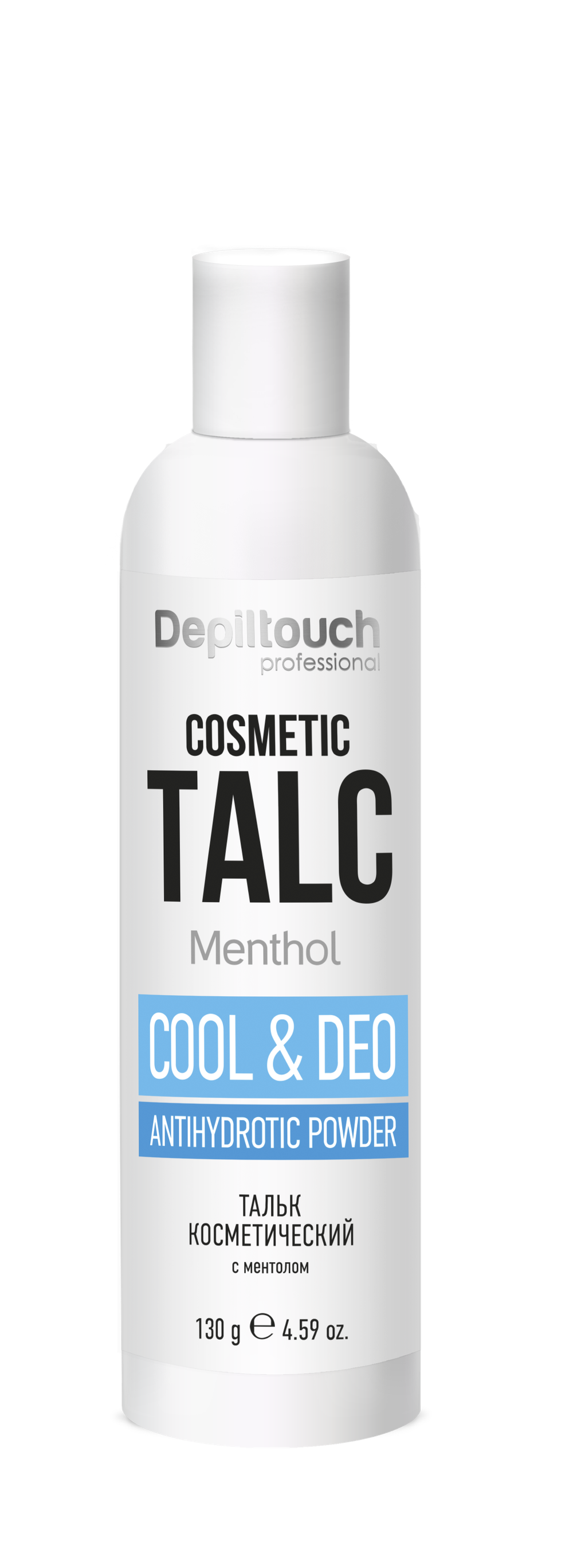 Depiltouch Professional Тальк косметический с ментолом, 130 г