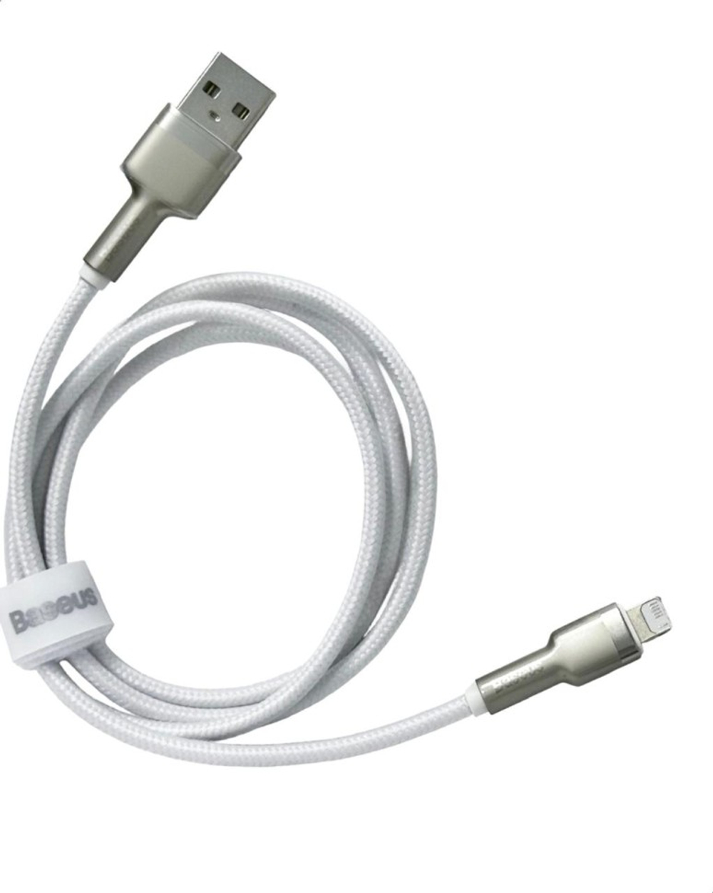 Usb Кабель-зарядка Lightning Baseus Cafule 2.4A 1м (CALJK-A02) белый