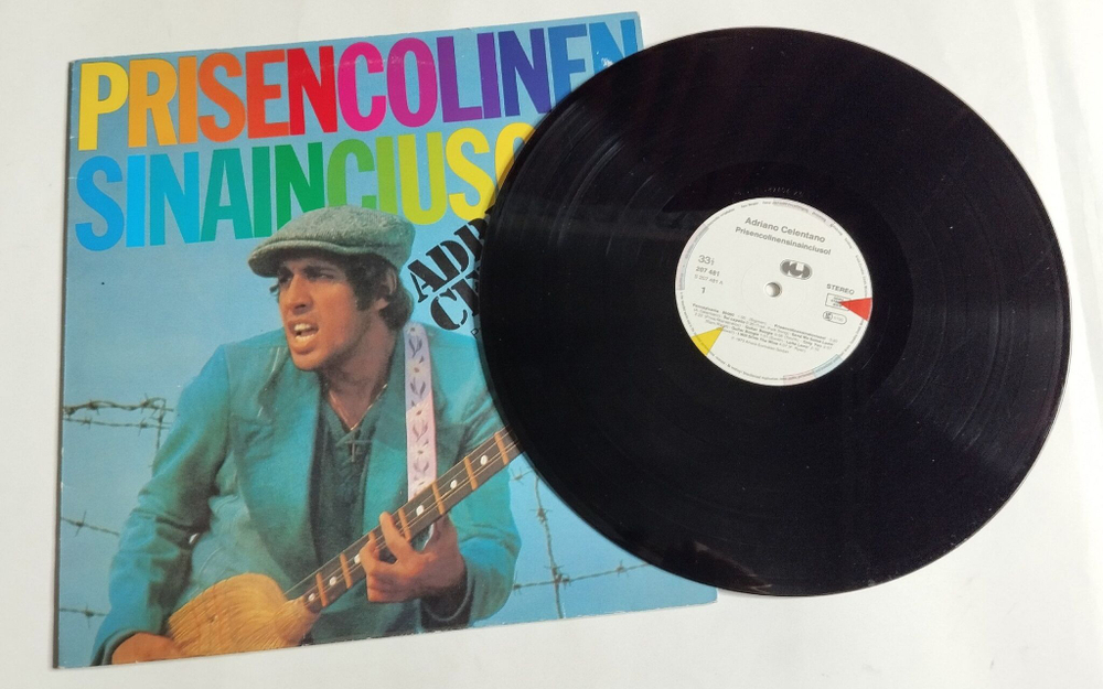 Винтажная виниловая пластинка LP Adriano Celentano Адриано Челентано Prisencolinensinainciusol (Germany 1986)