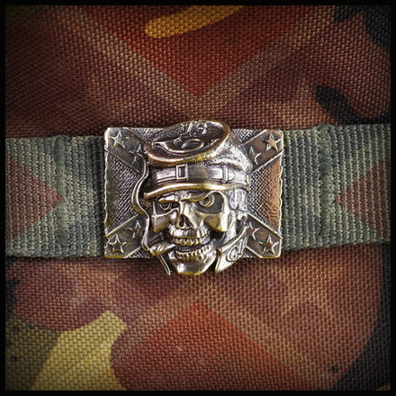 Клипса для системы MOLLE "Конфедерат" , латунь