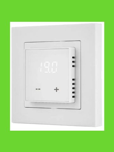 Терморегулятор/термостат программируемый ThermoLife X4.44, белый в рамки Schneider Electric Atlas Design