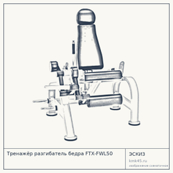 Тренажёр разгибатель бедра FTX-FWL50 — от 179 000 ₽
