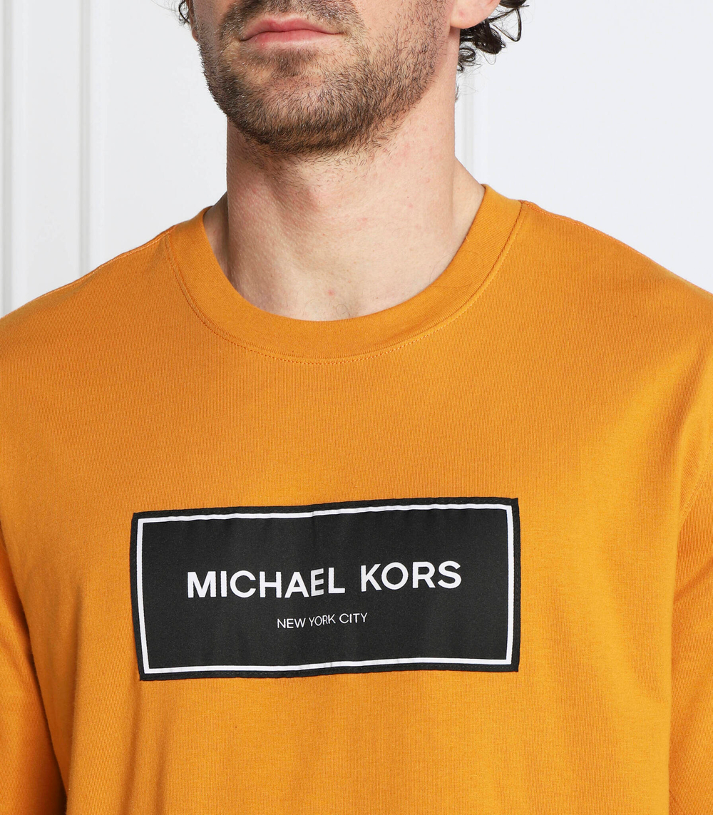 футболка flagship logo Michael Kors - оранжевый(CF2517X1V2)