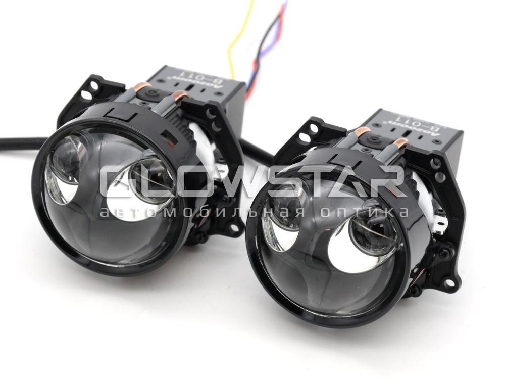Билед модули Aozoom B-011 Laser 3.0 дюйма, 4 чипа, 5500K, 12V, 54W/81W, крепление 3R (комплект, 2шт)