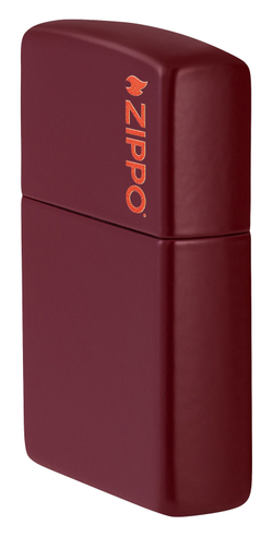 Зажигалка Zippo Classic с покрытием Merlot, латунь/сталь, бордовая, глянцевая, 38x13x57 мм