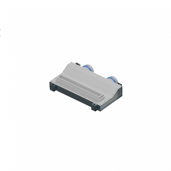 Flexag RAN-1-500-25-W щелевой диффузор с низкопрофильной КСД под натяжной потолок, белый