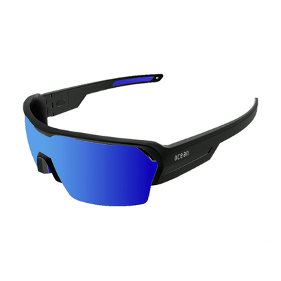 Спортивные очки OCEAN Race Matt Black / Revo Blue Polarized lenses