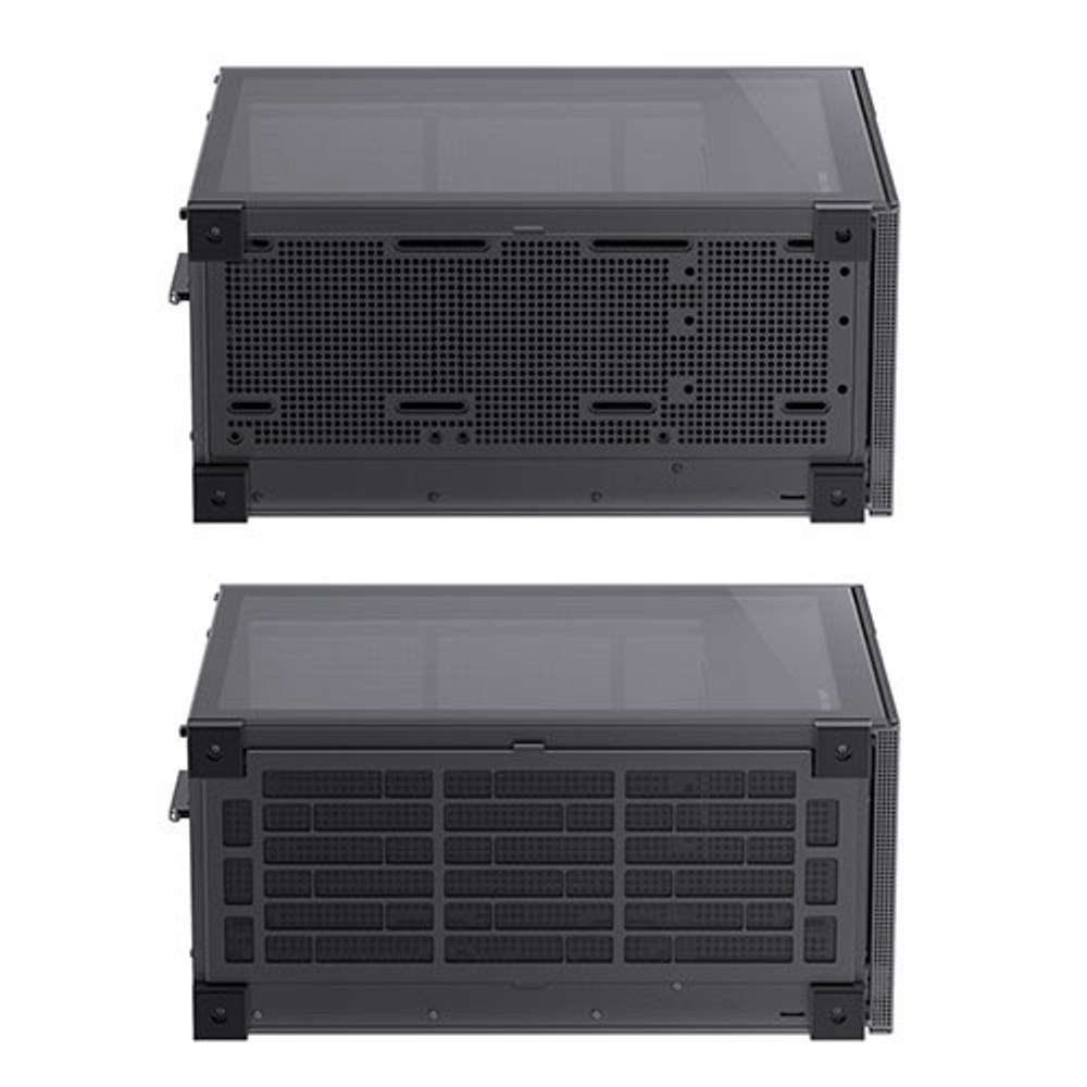 Корпус JONSBO D41 STD SC, 8" Color LCD, mini-ITX, micro-ATX, ATX, черный (без БП)