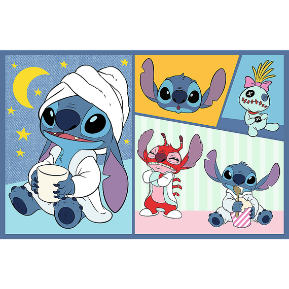 Puzzles - "2x70" - There's no boredom with Stitch / Disney Lilo&amp;Stitch
