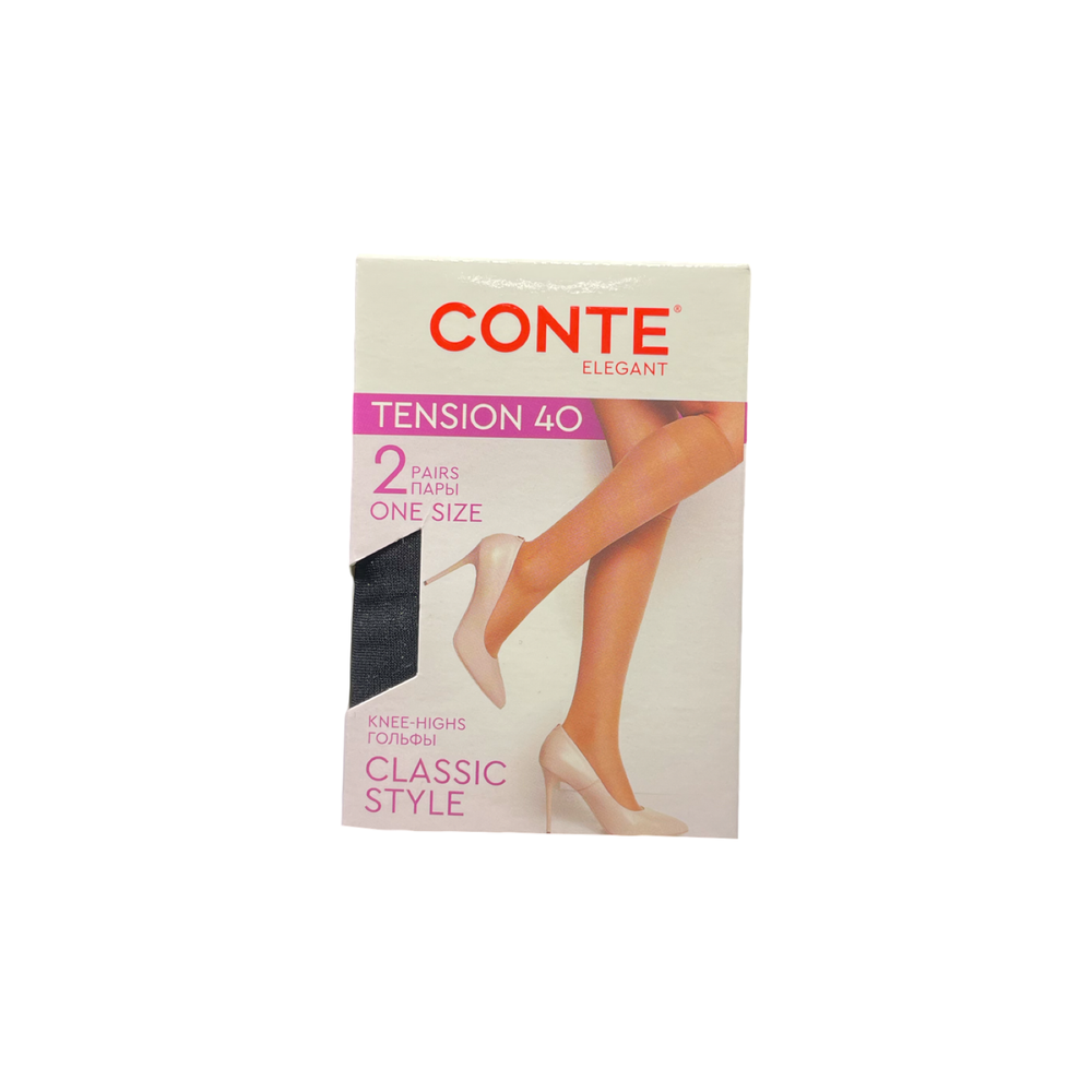 Гольфы TENSION CONTE 40 CONTE Nero