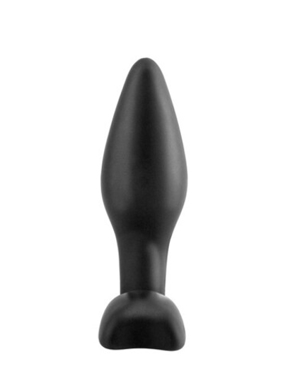 Анальная пробка для начинающих Mini Silicone Plug (Цвет: черный)