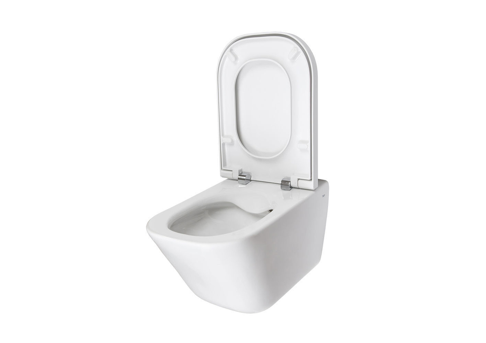 734647L000	УНИТАЗ ПОДВЕСНОЙ ROCA  THE GAP БЕЗОБОДКОВЫЙ с сиденьем