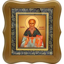 Владимир Преображенский, священномученик, пресвитер. Икона на холсте.