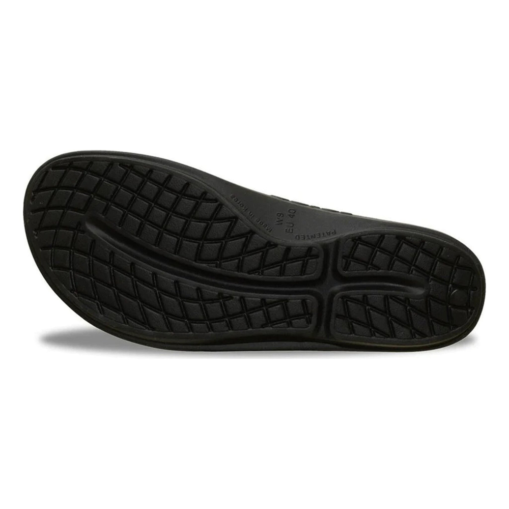 Мужские теннисные кроссовки OOFOS Oolala Recovery Shoes - Black, Beige