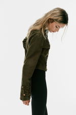 ДЖИНСОВАЯ КУРТКА TRF С ПУГОВИЦАМИ — ZARA