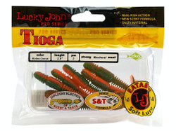 Виброхвосты съедобные LJ Pro Series TIOGA 2.9in (7,4 см), цв. T56, 7 шт.