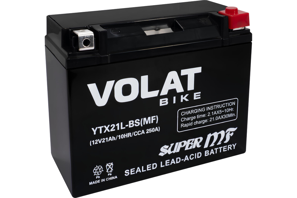 21Ah Volat YTX21L-BS(MF) R+