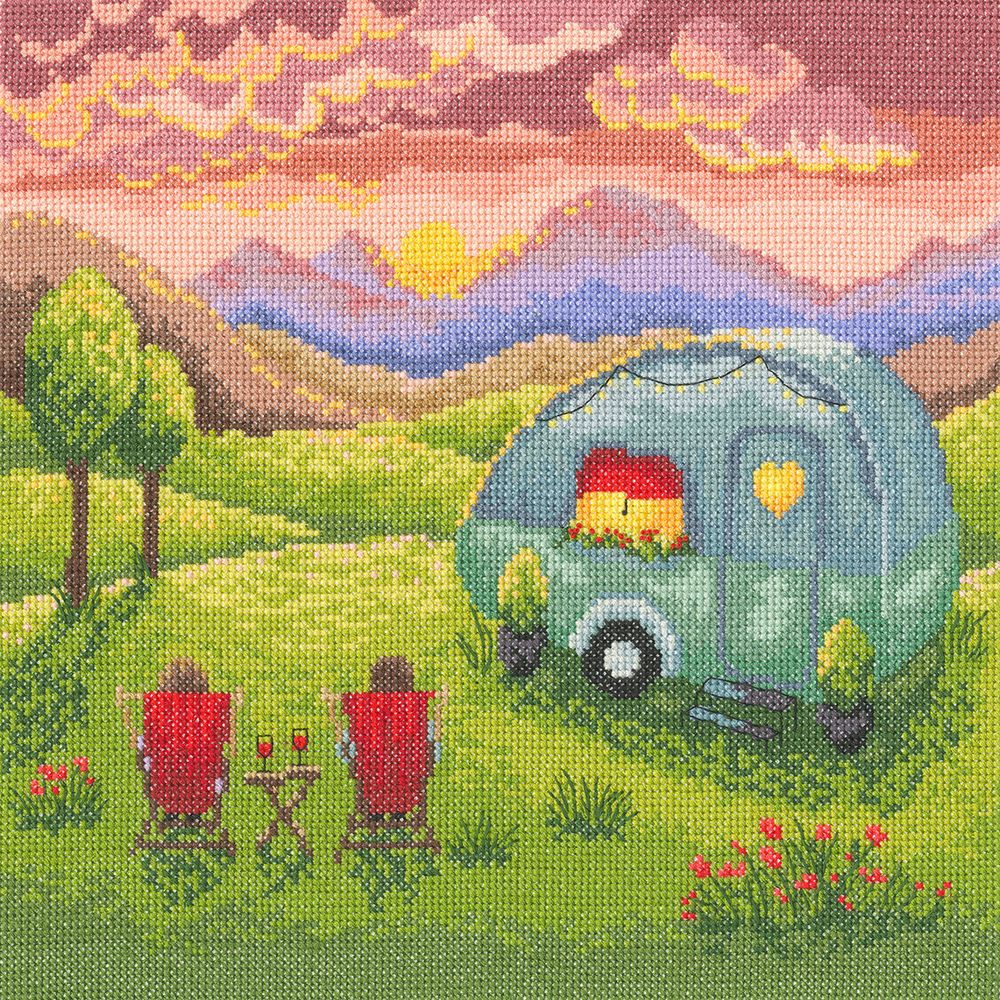 Набор для вышивания нитками Bothy Threads Our Happy Place Набор для вышивания нитками Bothy Threads Our Happy Place