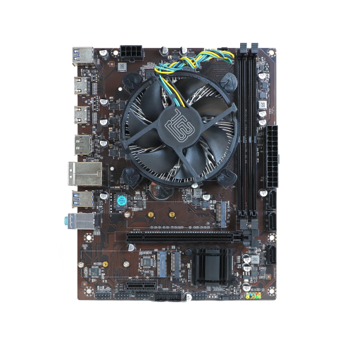 Материнская плата с процессором BaseTech H510M-K, Socket1200, i5-10600, mATX, Retail, Socket1200, Intel UHD Graphics 630, 2xDDR4, PCIe3.0, 2xM.2, GLAN, M.2 WiFi, 6xUSB2, 6xUSB3, 2xHDMI, DP, кулер CPU (BT-H510M-K-10600)
