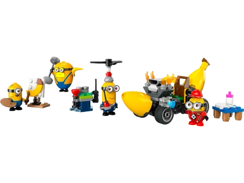 Конструктор LEGO Гадкий я 4 75580 Миньоны и автомобиль-банан