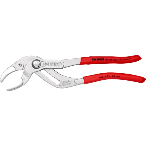 Клещи трубные захватные хромированные 250 мм Knipex 81 03 250 SB