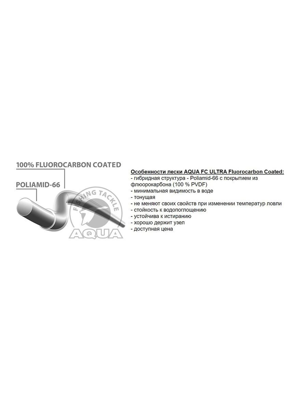 Леска FC ULTRA Fluorocarbon Coated зимняя 0,12 мм 1 шт