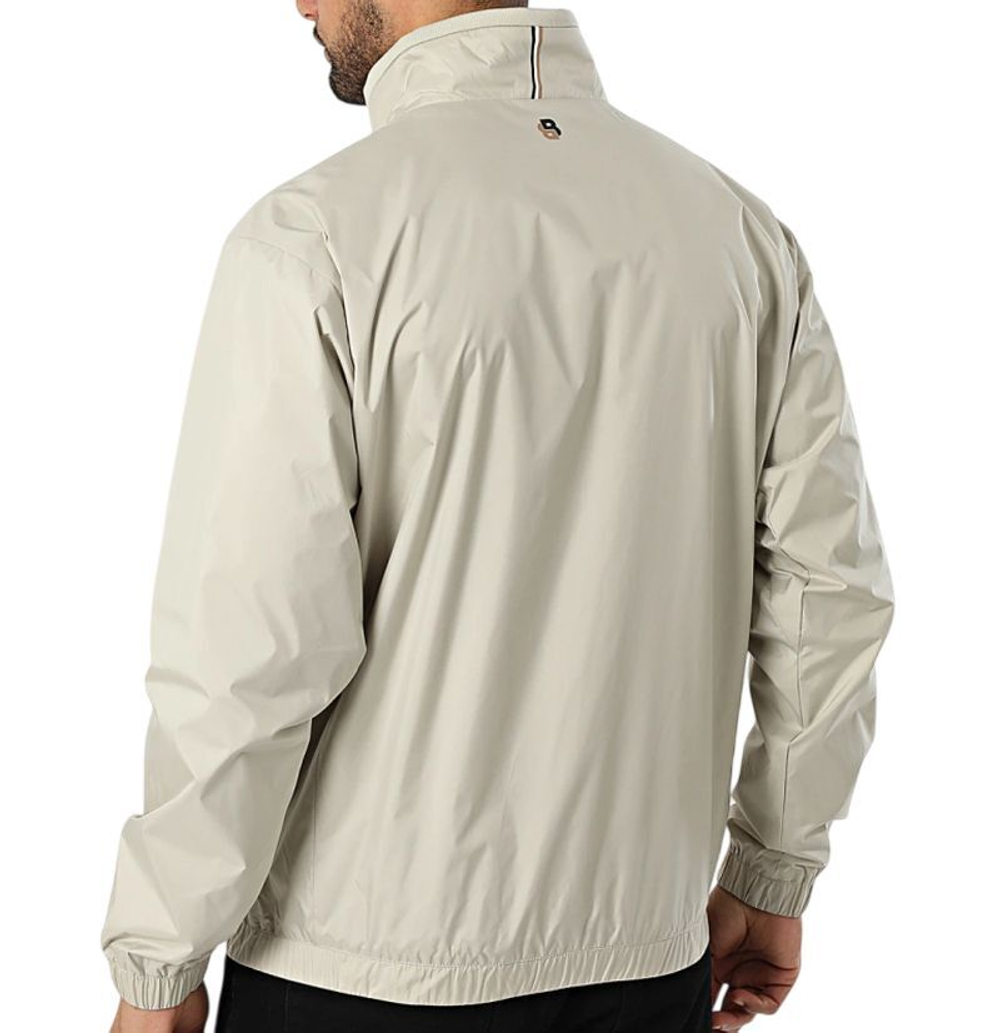 Мужская теннисная куртка BOSS TOC Spin - light beige