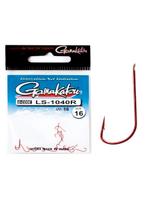 Крючки Gamakatsu LS-1040R NEW LABEL HOOKS RED размер 16 (упк.16шт.)